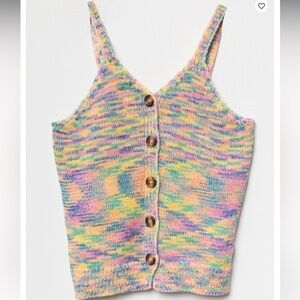 RSQ Girls Marled Sweater Cami Size L